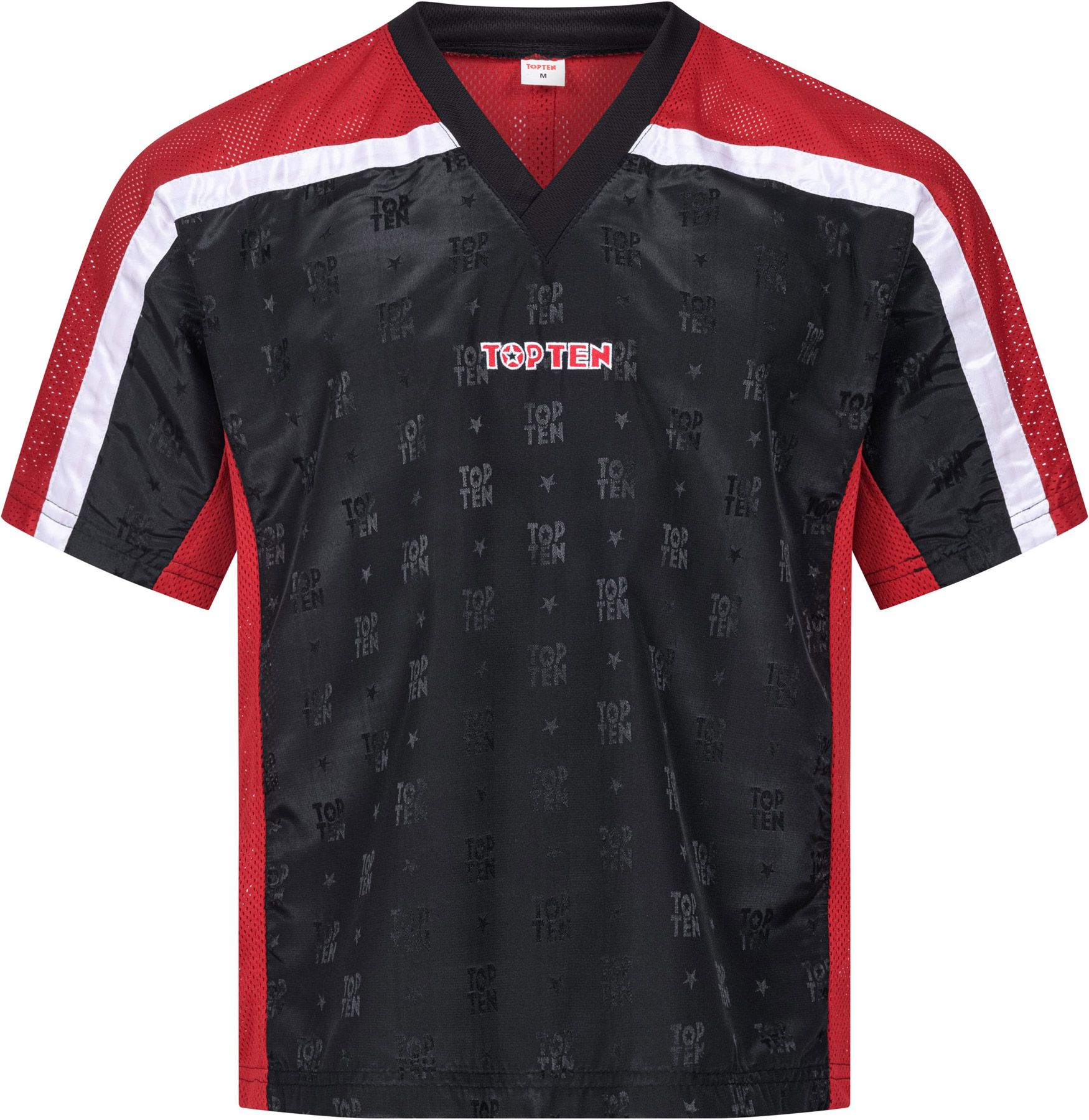 T-Shirt mit V-Ausschnitt zum Kickboxen „Kickboxjacke Mesh“
