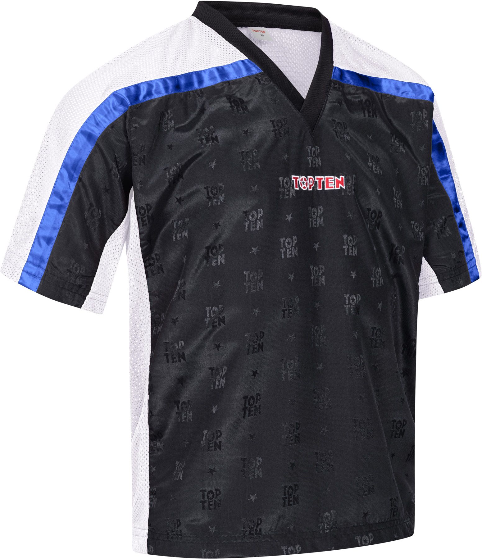 T-Shirt mit V-Ausschnitt zum Kickboxen „Kickboxjacke Mesh“