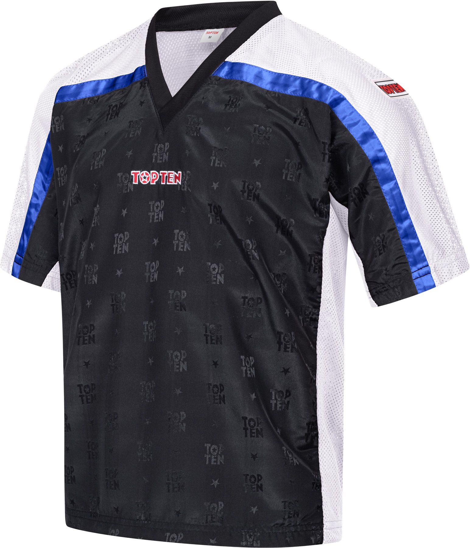 T-Shirt mit V-Ausschnitt zum Kickboxen „Kickboxjacke Mesh“