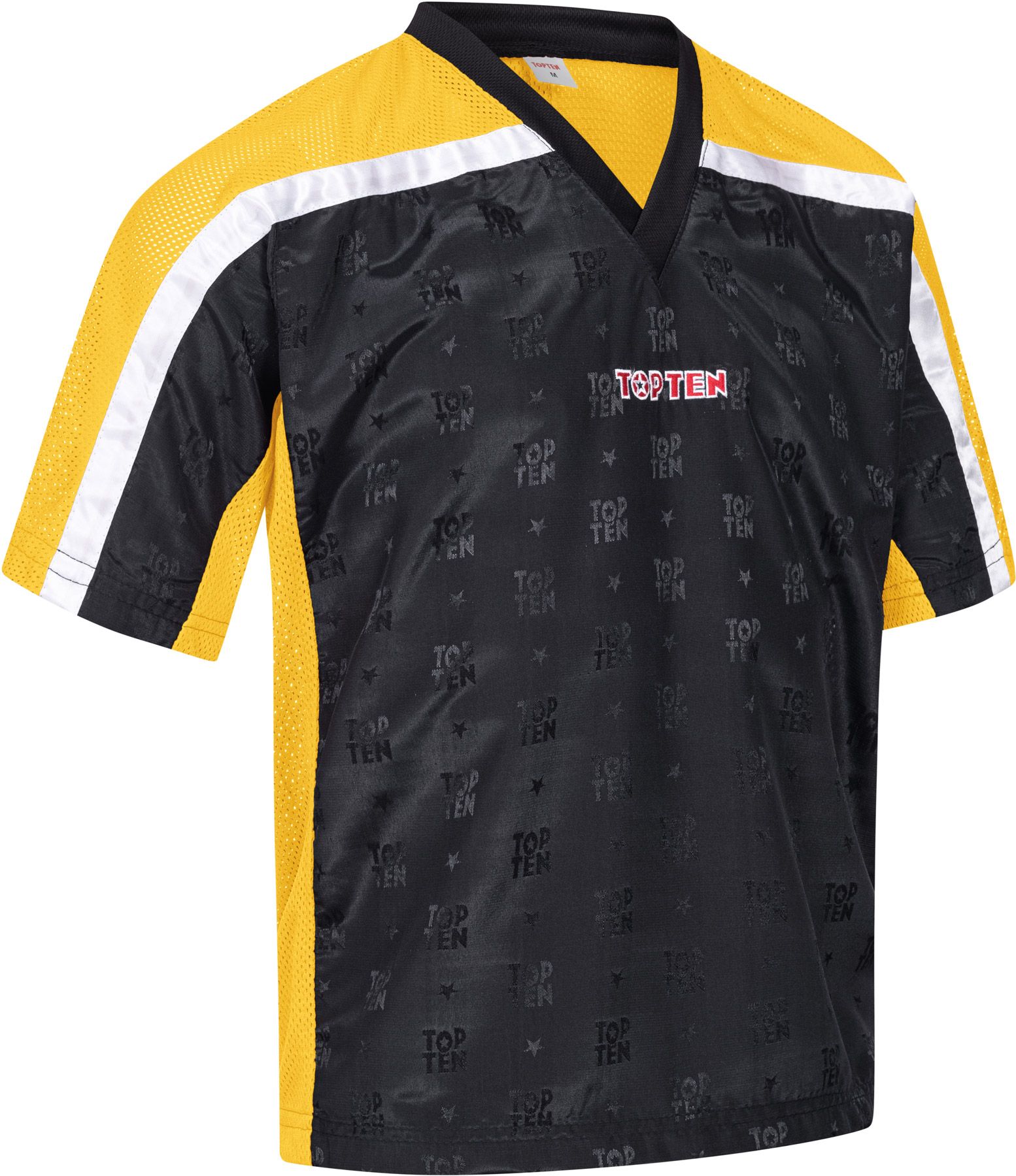 T-Shirt mit V-Ausschnitt zum Kickboxen „Kickboxjacke Mesh“