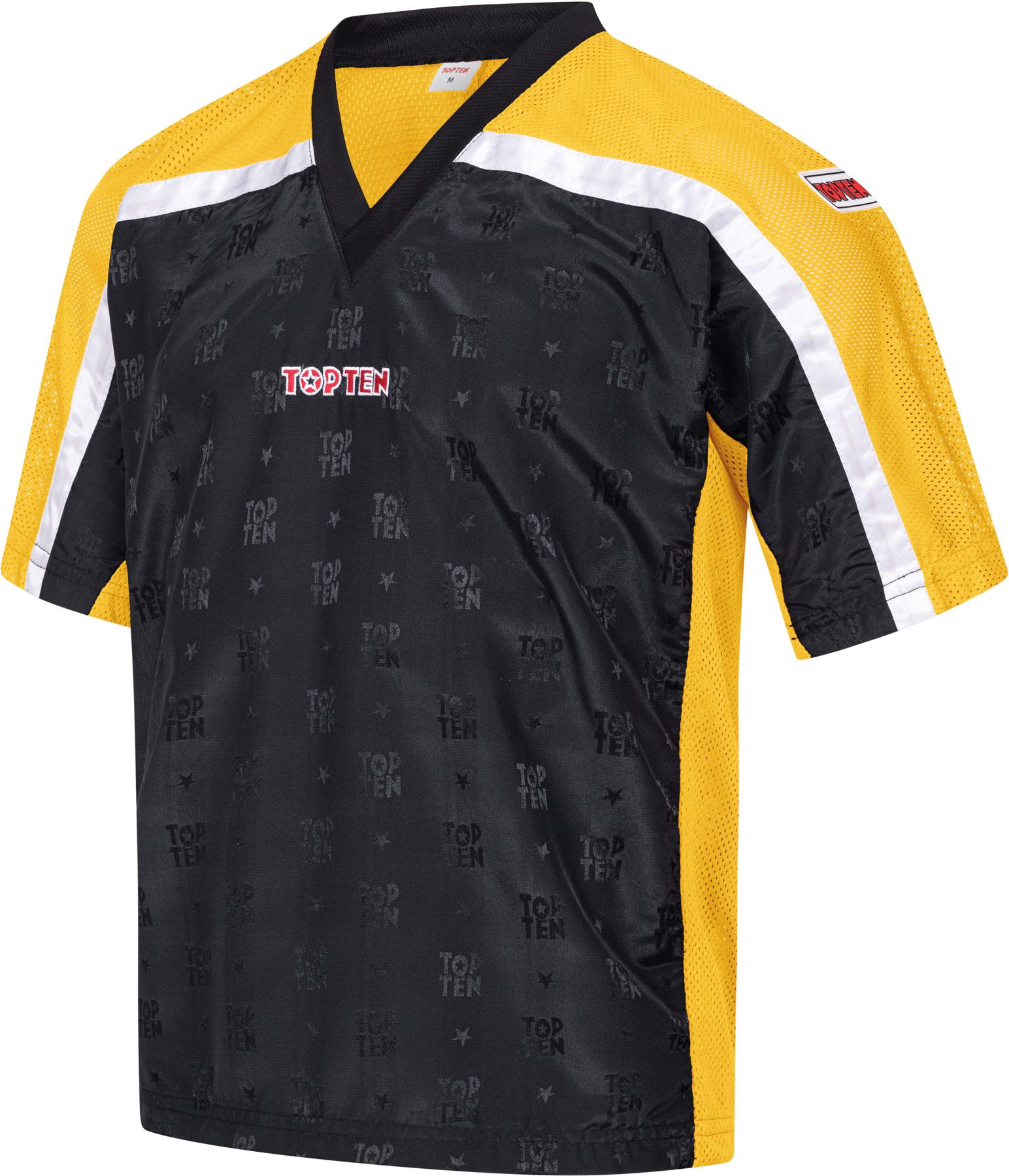 T-Shirt mit V-Ausschnitt zum Kickboxen „Kickboxjacke Mesh“
