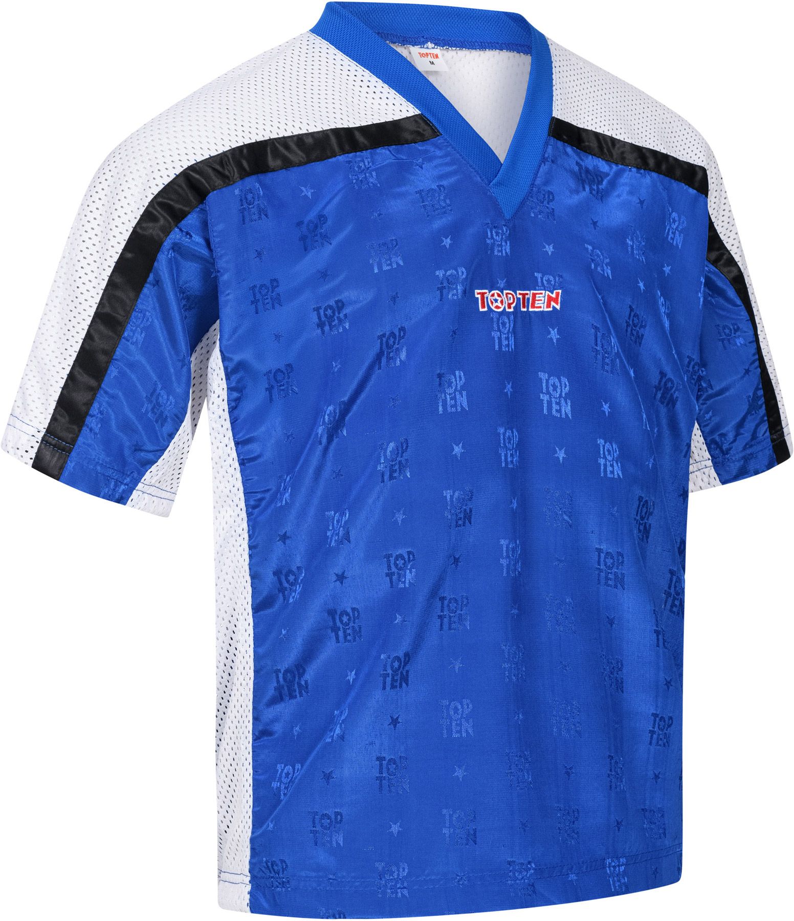 T-Shirt mit V-Ausschnitt zum Kickboxen „Kickboxjacke Mesh“