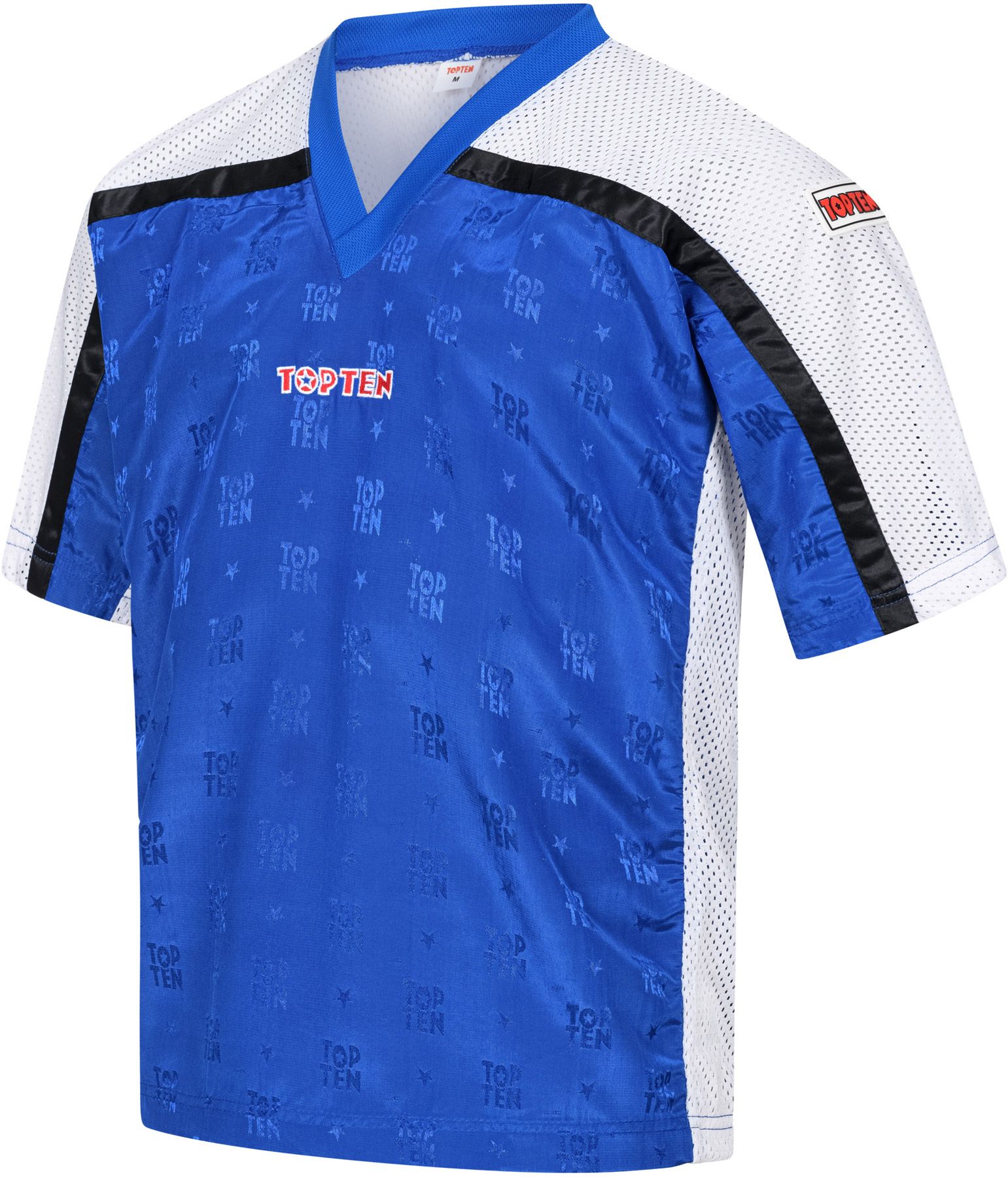 T-Shirt mit V-Ausschnitt zum Kickboxen „Kickboxjacke Mesh“