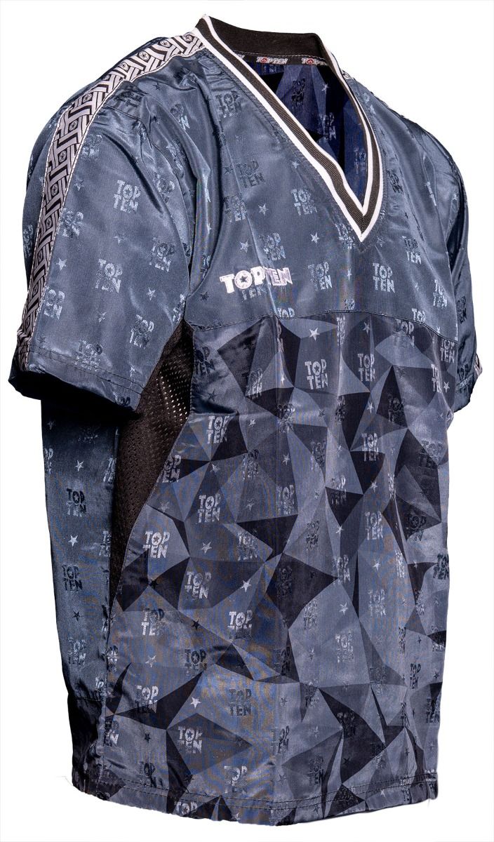 T-Shirt mit V-Ausschnitt zum Kickboxen „Kickboxjacke Prism“