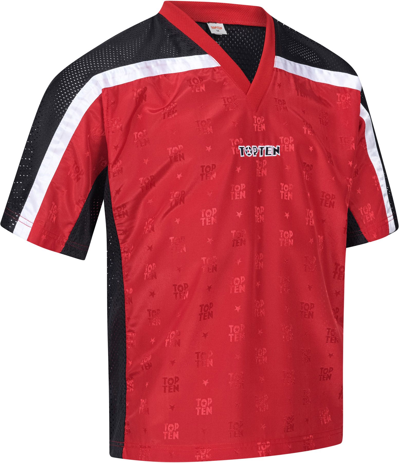 T-Shirt mit V-Ausschnitt zum Kickboxen „Kickboxjacke Mesh“