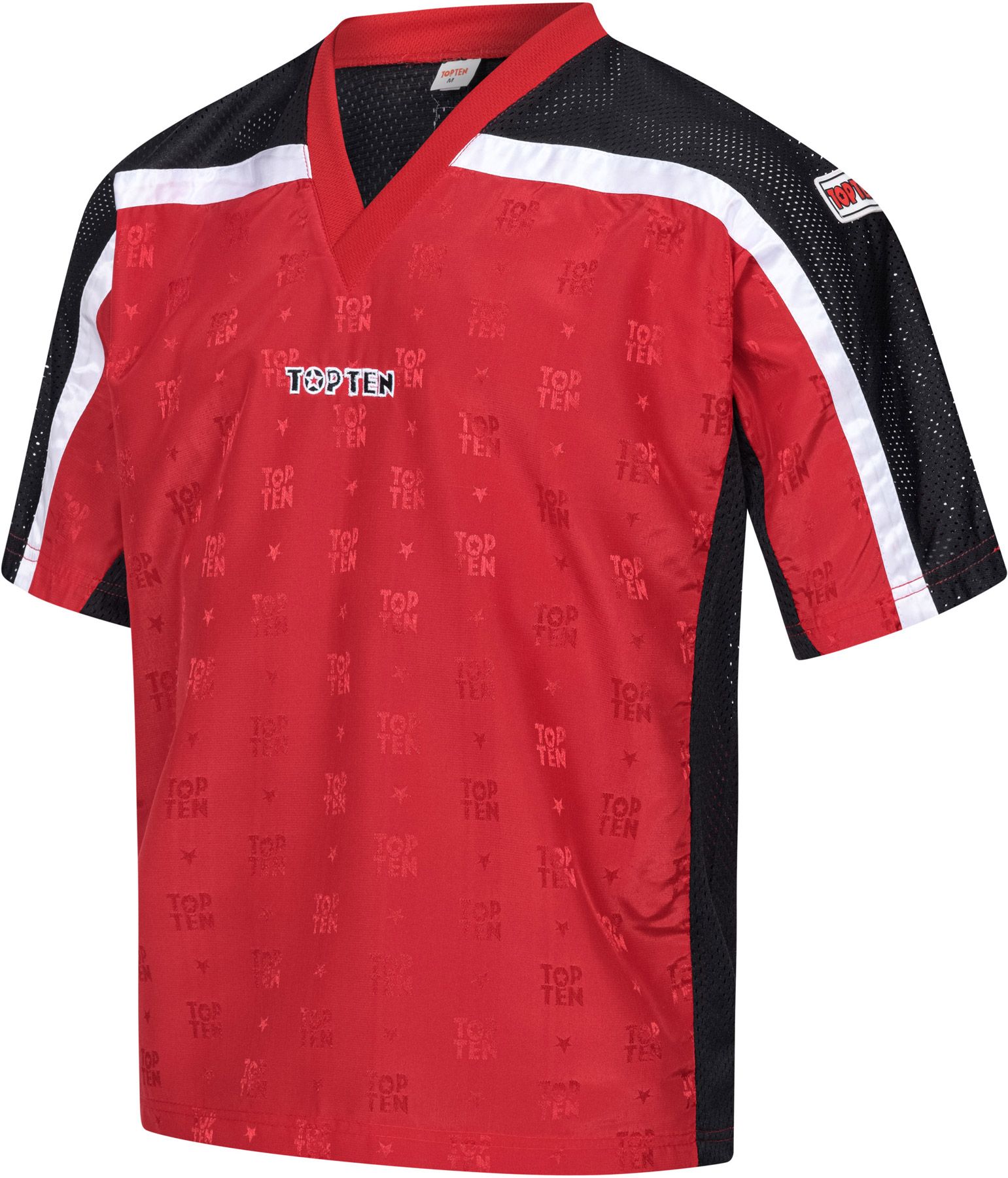 T-Shirt mit V-Ausschnitt zum Kickboxen „Kickboxjacke Mesh“