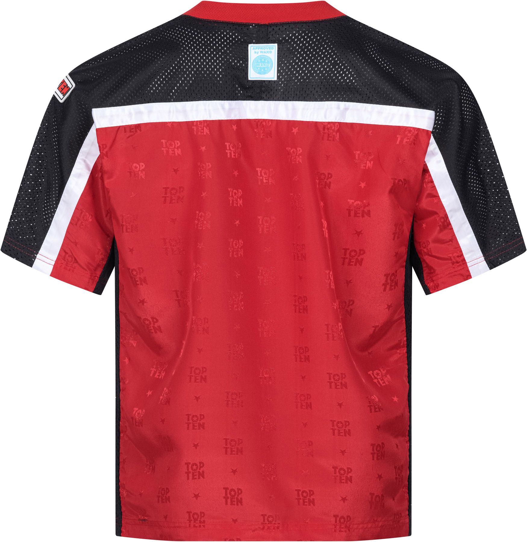 T-Shirt mit V-Ausschnitt zum Kickboxen „Kickboxjacke Mesh“