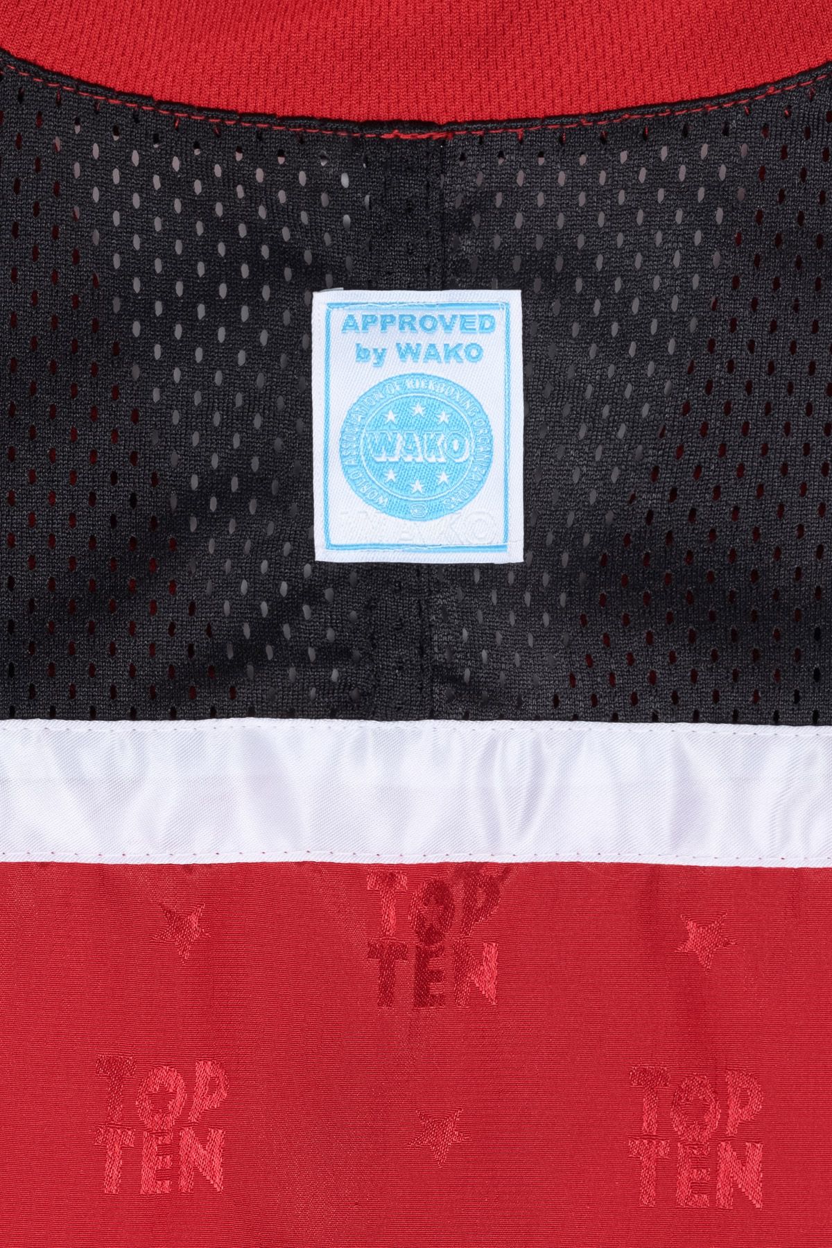 T-Shirt mit V-Ausschnitt zum Kickboxen „Kickboxjacke Mesh“