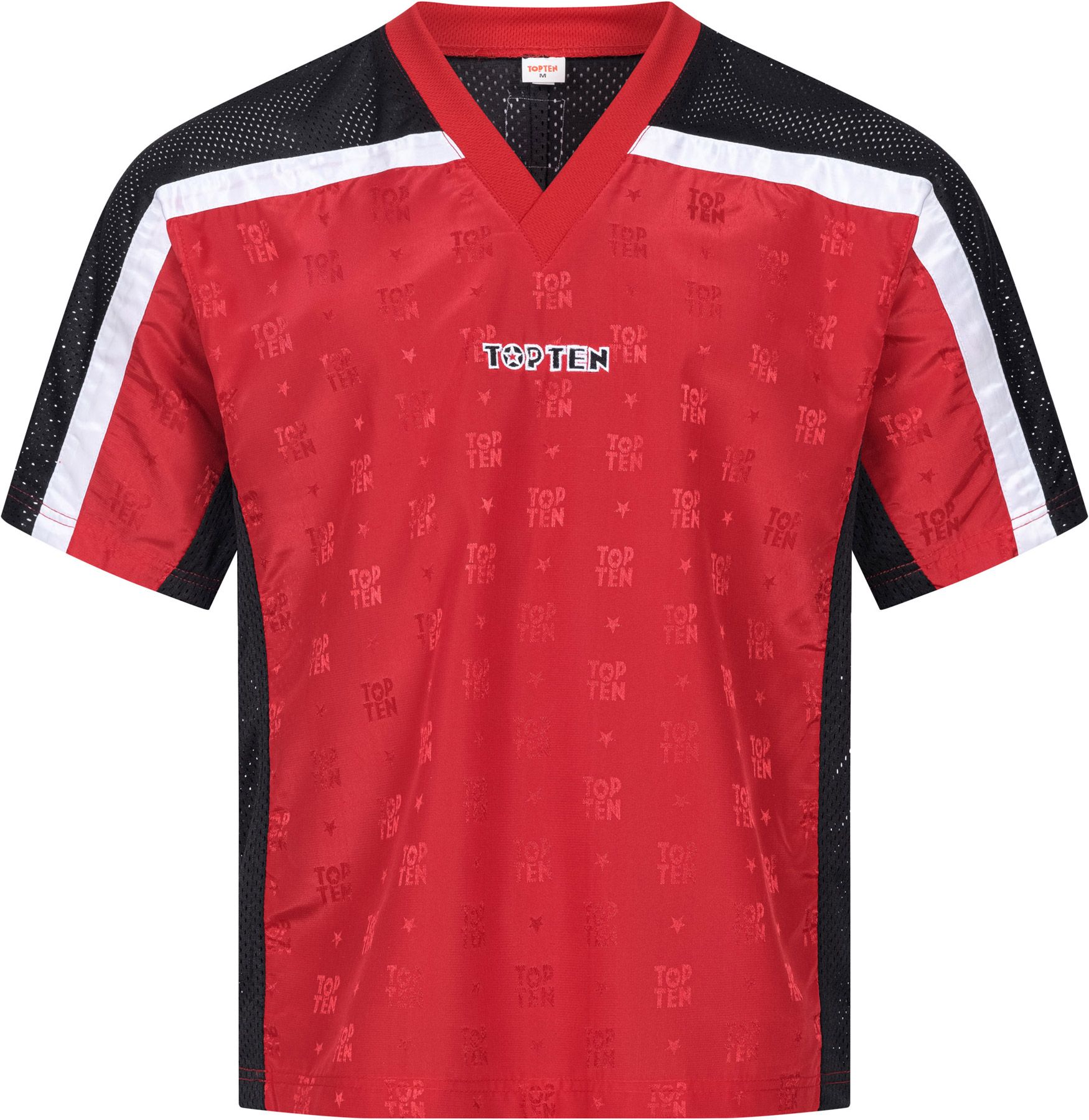 T-Shirt mit V-Ausschnitt zum Kickboxen „Kickboxjacke Mesh“