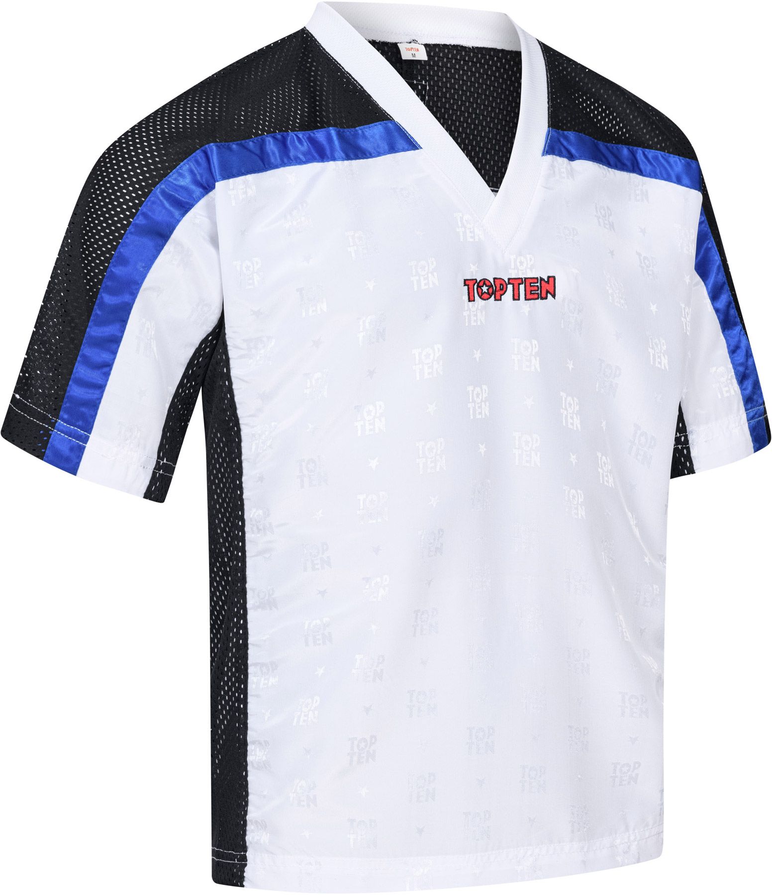 T-Shirt mit V-Ausschnitt zum Kickboxen „Kickboxjacke Mesh“