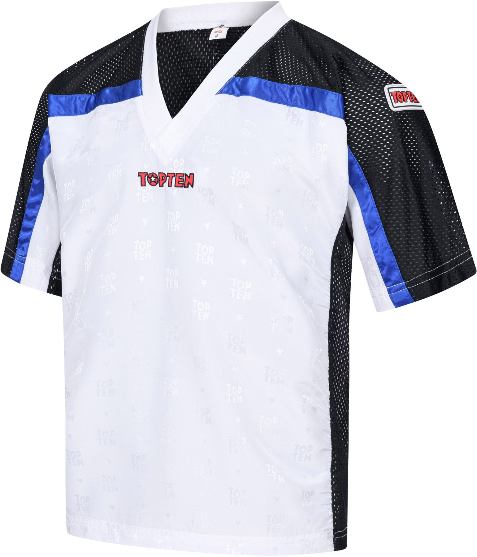T-Shirt mit V-Ausschnitt zum Kickboxen „Kickboxjacke Mesh“