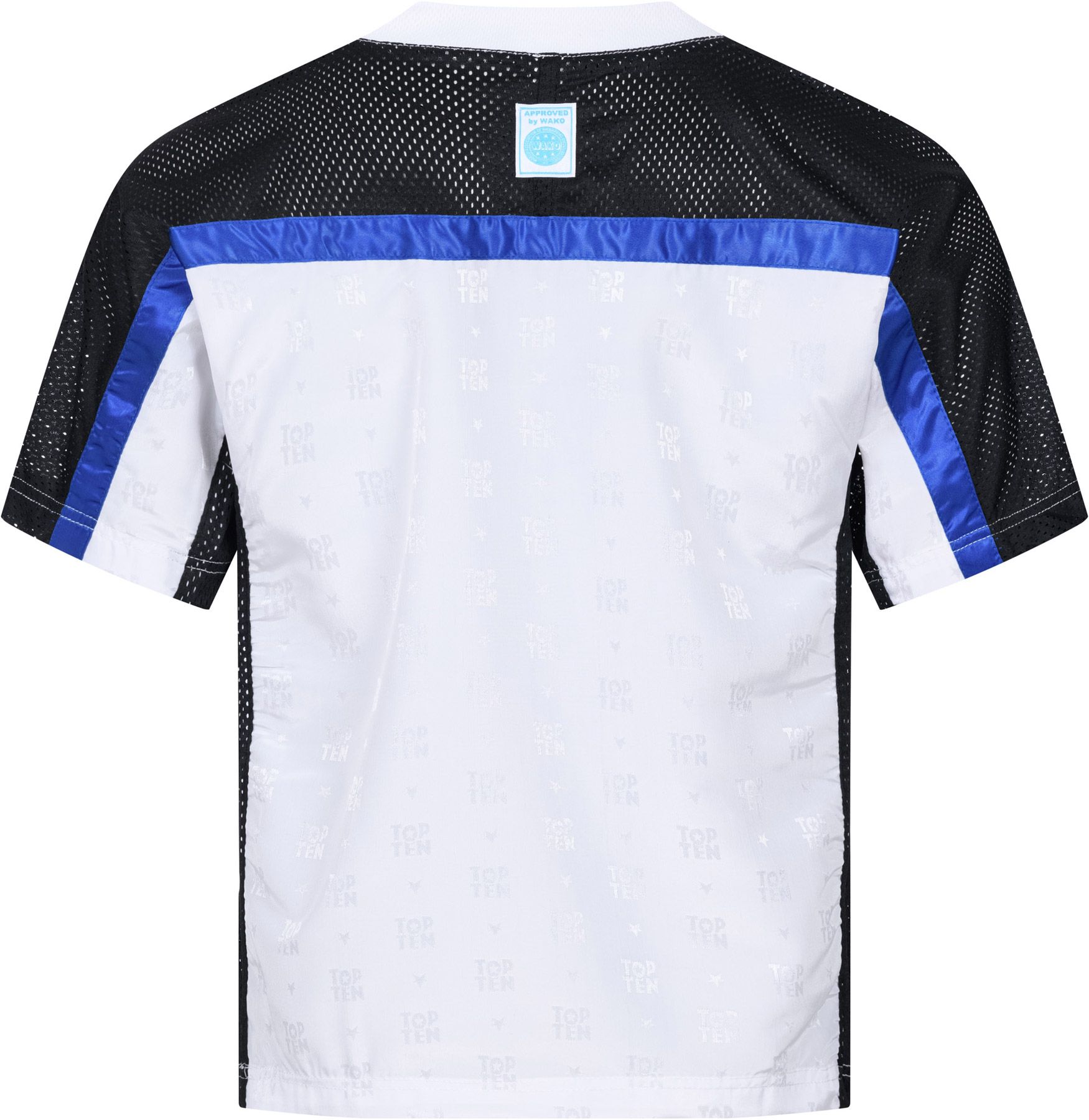 T-Shirt mit V-Ausschnitt zum Kickboxen „Kickboxjacke Mesh“