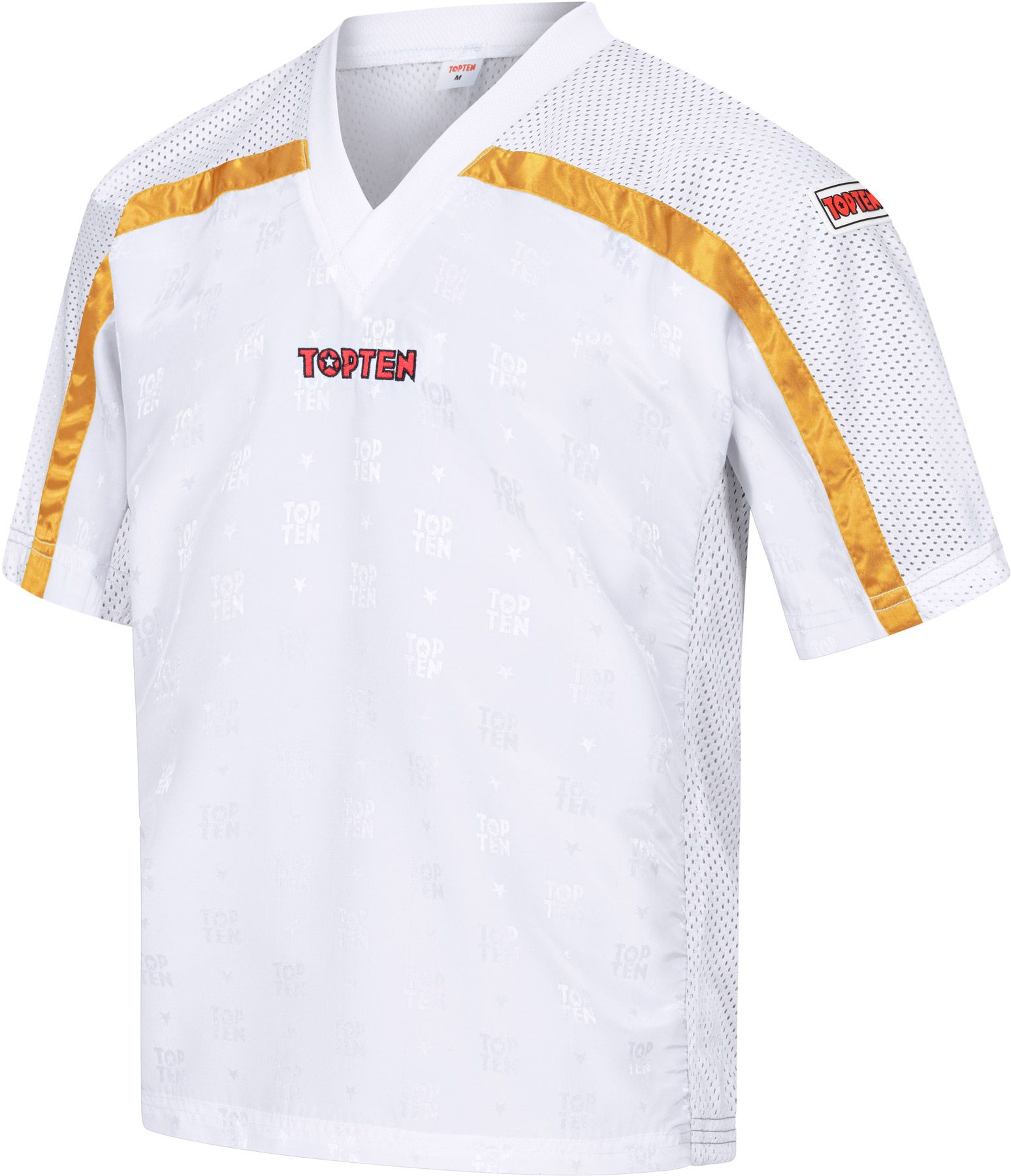 T-Shirt mit V-Ausschnitt zum Kickboxen „Kickboxjacke Mesh“