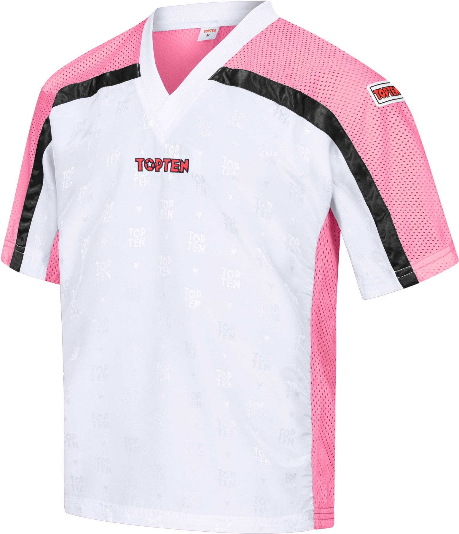T-Shirt mit V-Ausschnitt zum Kickboxen „Kickboxjacke Mesh“