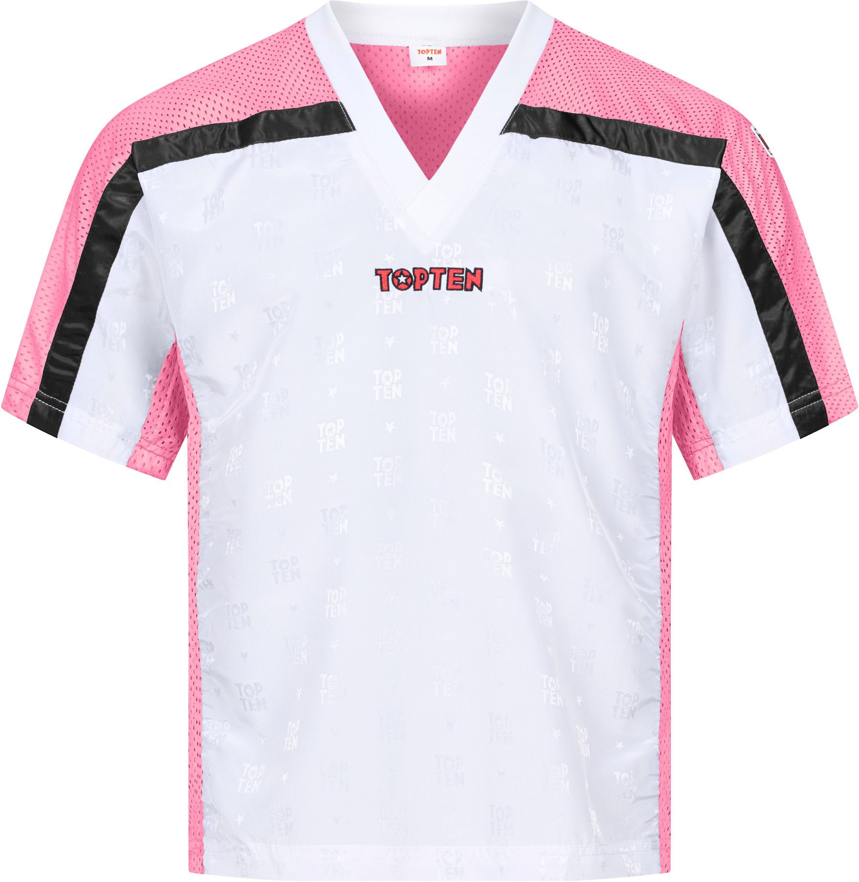 T-Shirt mit V-Ausschnitt zum Kickboxen „Kickboxjacke Mesh“