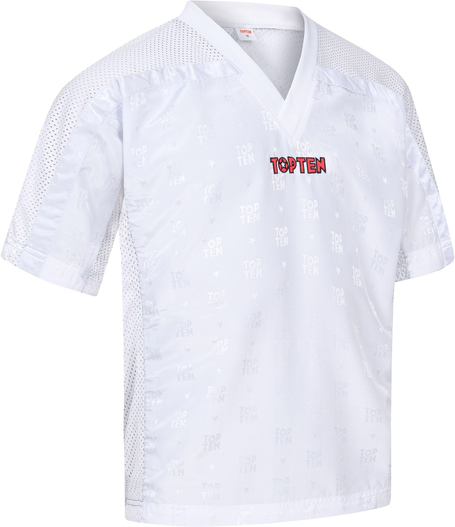 T-Shirt mit V-Ausschnitt zum Kickboxen „Kickboxjacke Mesh“