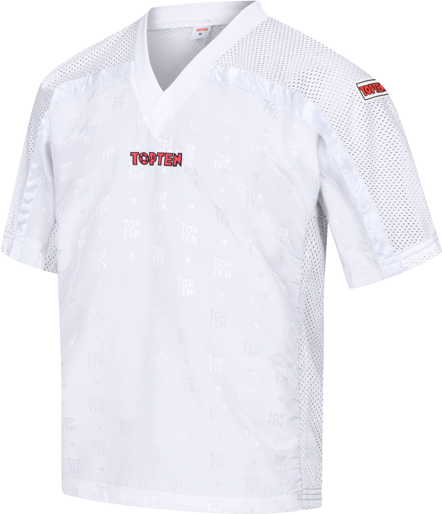 T-Shirt mit V-Ausschnitt zum Kickboxen „Kickboxjacke Mesh“