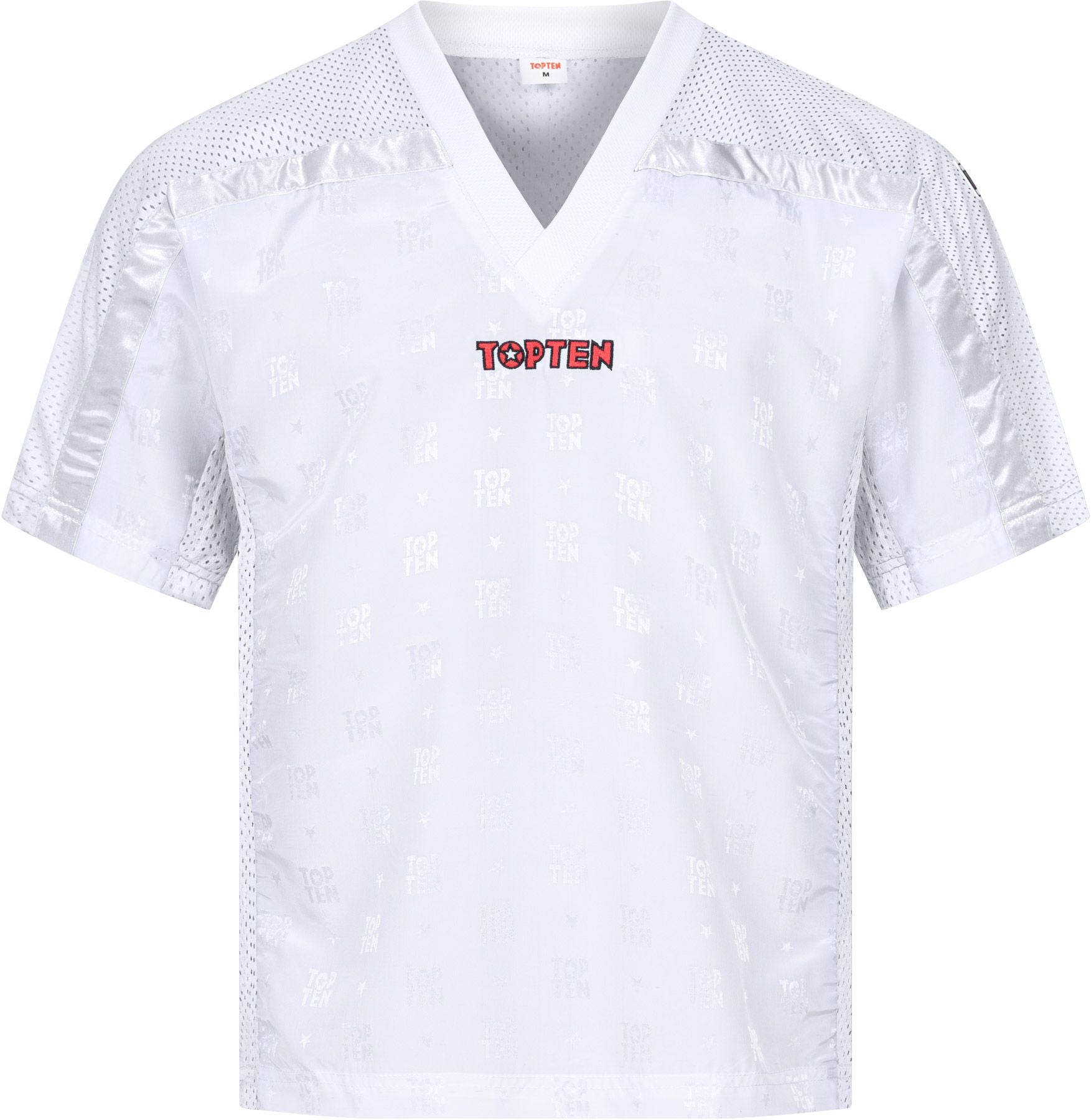T-Shirt mit V-Ausschnitt zum Kickboxen „Kickboxjacke Mesh“