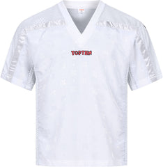 T-Shirt mit V-Ausschnitt zum Kickboxen „Kickboxjacke Mesh“