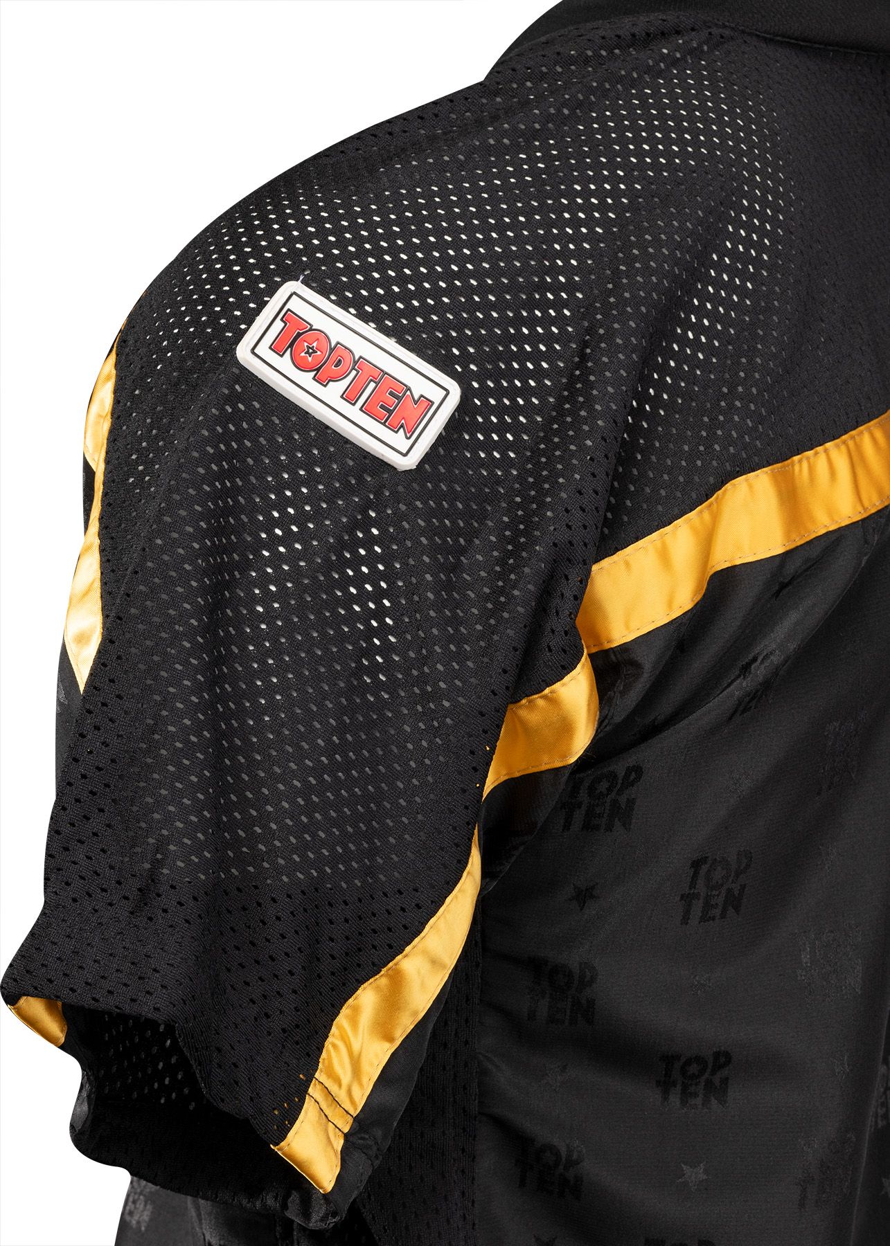 T-Shirt mit V-Ausschnitt zum Kickboxen „Kickboxjacke Mesh“
