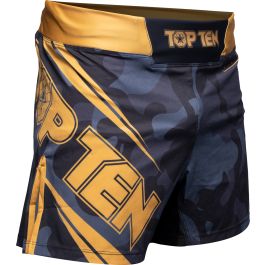 MMA Shorts „Black Force“ Camouflage
