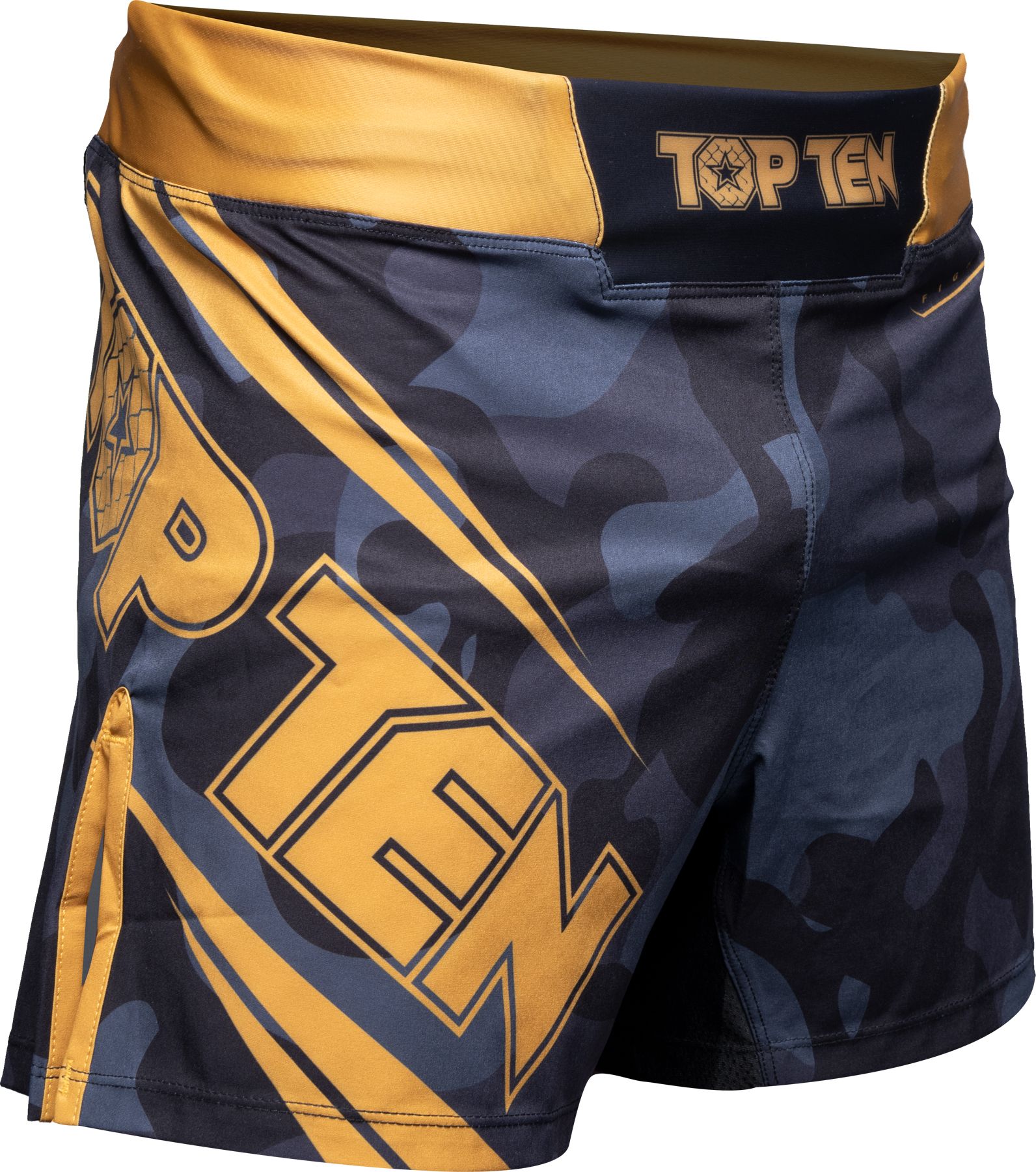 MMA Shorts „Black Force“ Camouflage