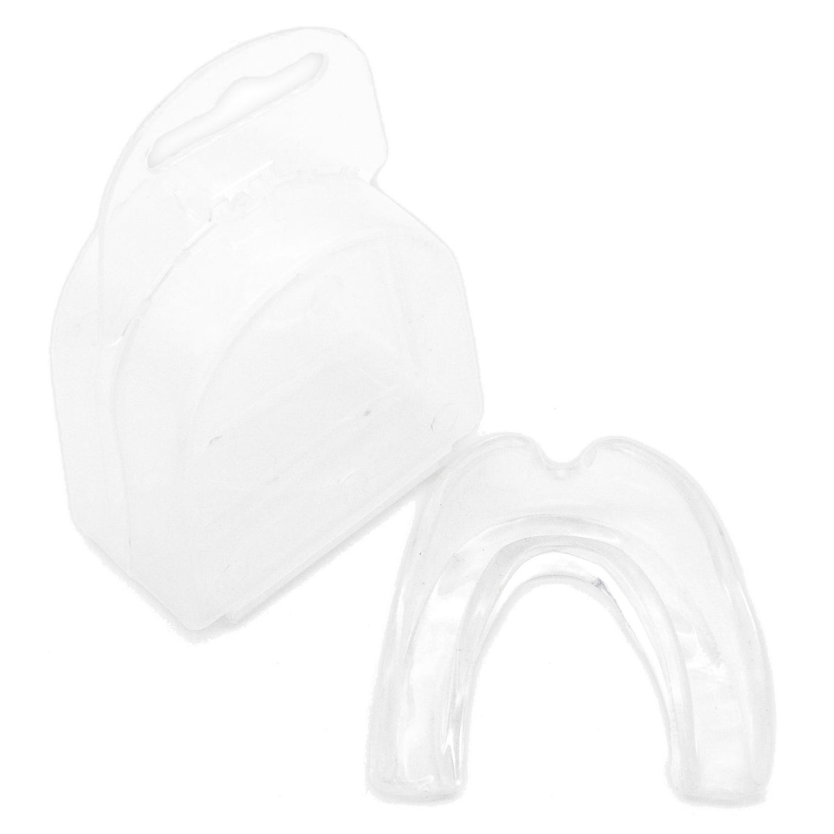 Zahnschutz mit Dose - transparent
