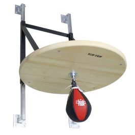 Profi Speedball Plattform Set inkl. Boxbirne (Boxplattform) - schwarz-rot