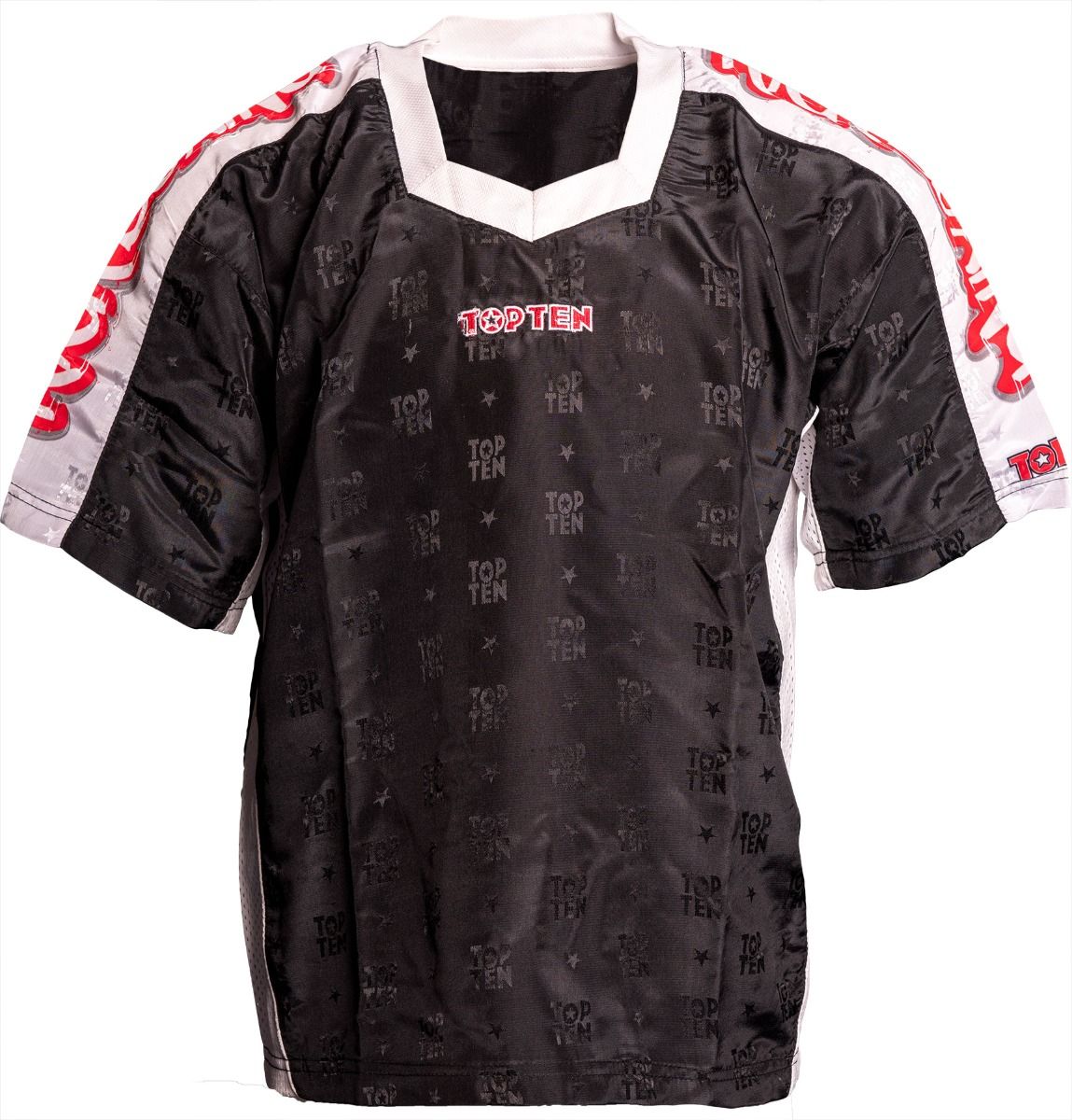 T-Shirt mit V-Ausschnitt zum Kickboxen „Kickboxjacke Graffiti“