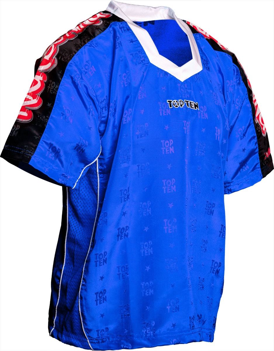 T-Shirt mit V-Ausschnitt zum Kickboxen „Kickboxjacke Graffiti“