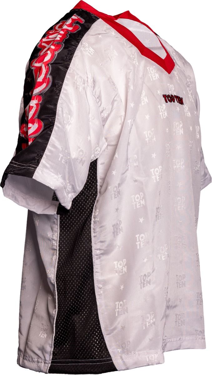 T-Shirt mit V-Ausschnitt zum Kickboxen „Kickboxjacke Graffiti“