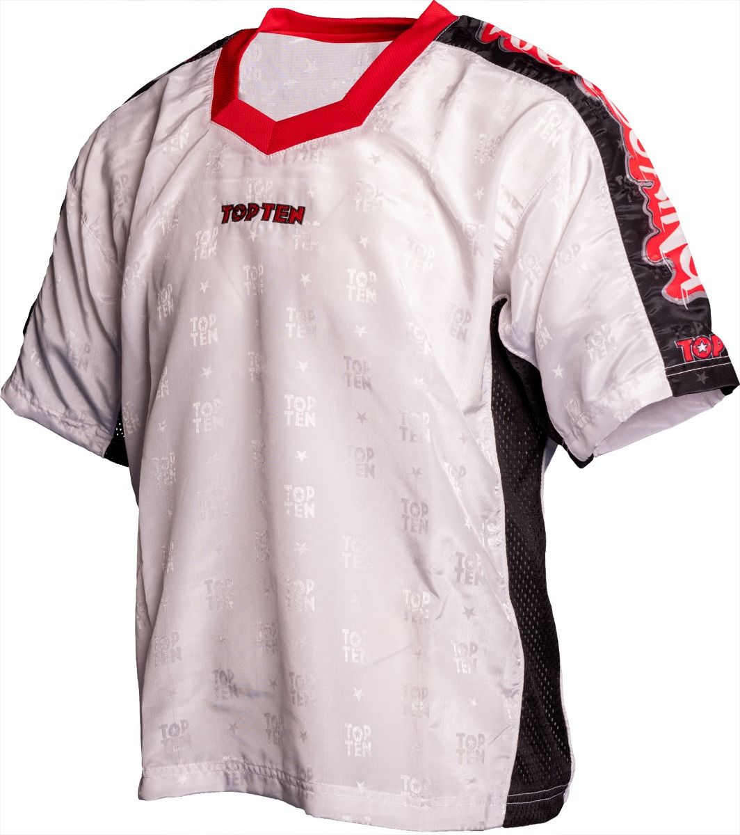 T-Shirt mit V-Ausschnitt zum Kickboxen „Kickboxjacke Graffiti“