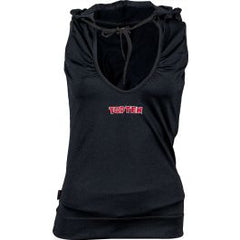 Ärmelloser Hoodie für Frauen mit tiefem Ausschnitt