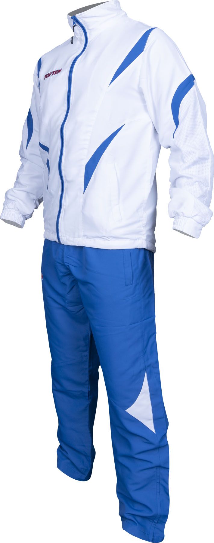Fitnessanzug „Premium Quality“ mit blauer Hose