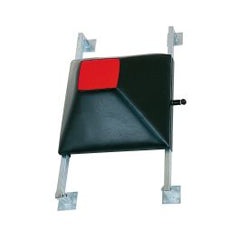 Wandschlagkissen - schwarz, höhenverstellbar, 60 cm x 60 cm x 20 cm